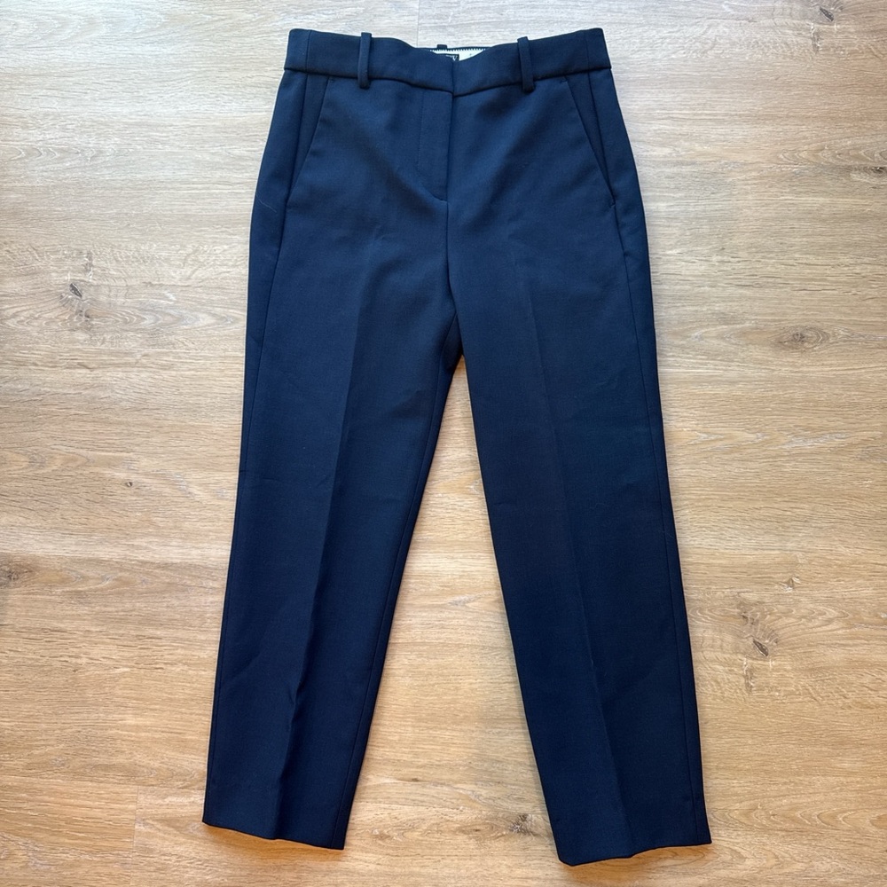 NWT J. Crew Cameron Navy Straight-Leg Dress Pants 2P